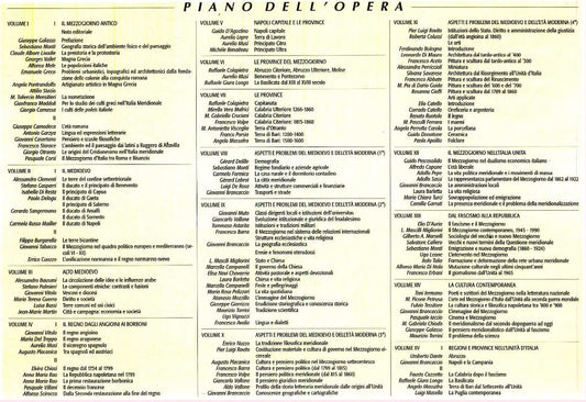 Storia del Mezzogiorno – Opera Completa in 19 Tomi
